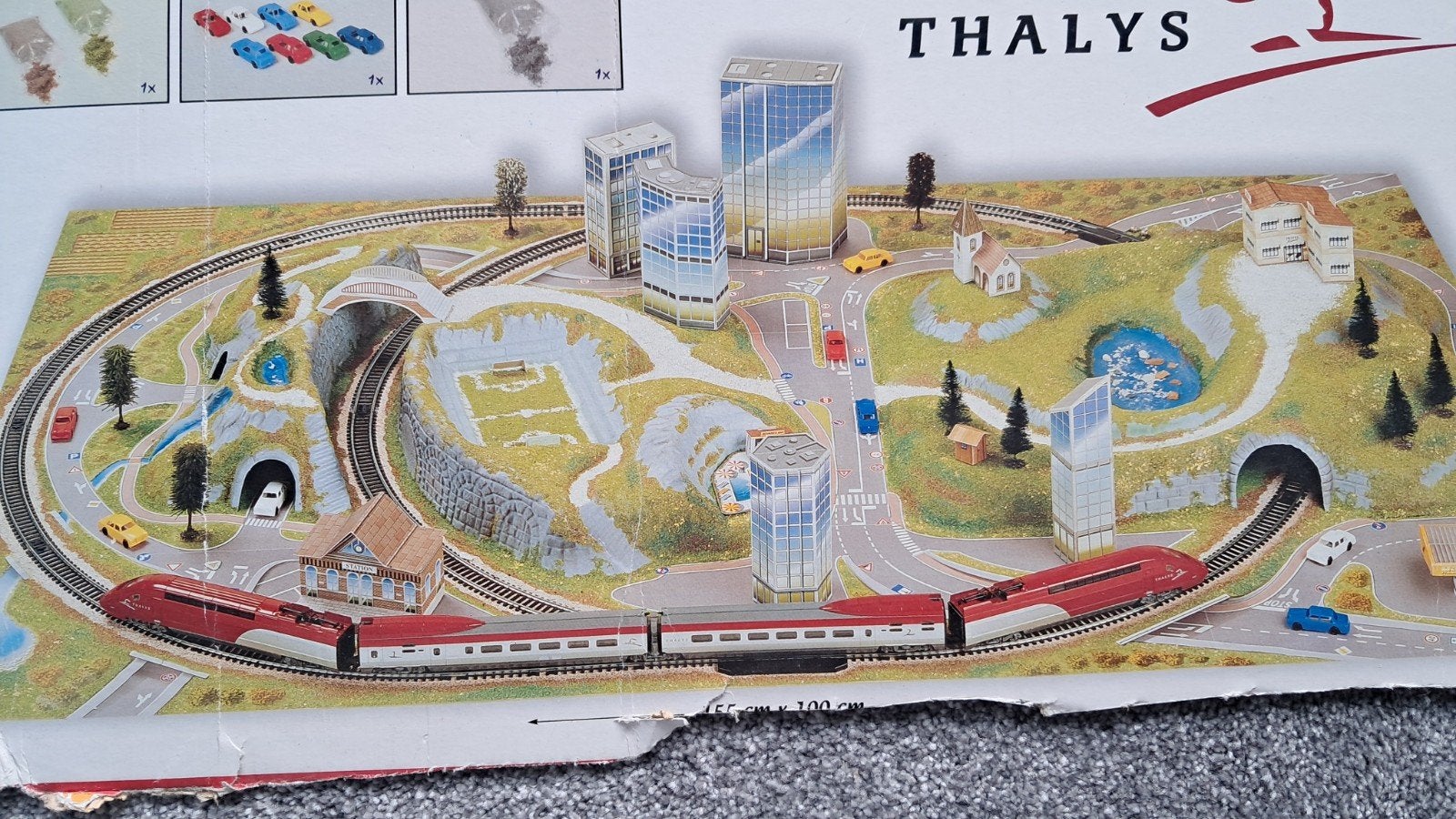 Mehano thalys modelbouw set, Gebruikt, Gelijkstroom of Wisselstroom, Brug, Tunnel of Gebouw, Ophalen
