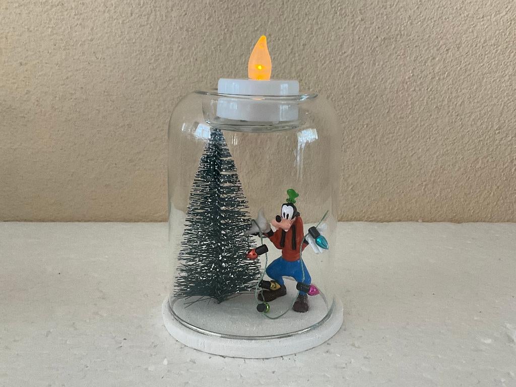 Disney Goofy - theelicht houder - stol[, Ophalen of Verzenden, Goofy of Pluto, Zo goed als nieuw, Beeldje of Figuurtje