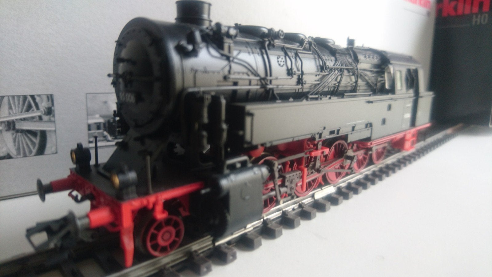 Marklin Tenderstoomloc BR 95.0 DB - MHi - MfxPlus+Rook 39095, Ophalen, Wisselstroom, Locomotief, Zo goed als nieuw
