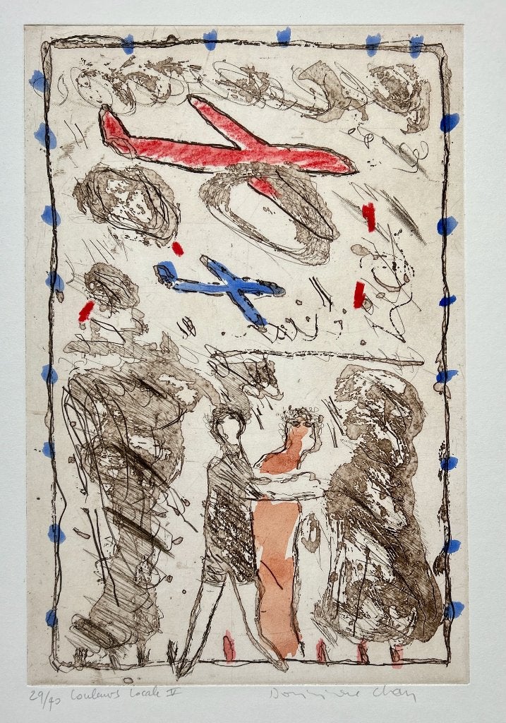 Zeefdruk Dominique Chan - Coleur locale V, Antiek en Kunst, Kunst | Litho's en Zeefdrukken, Verzenden