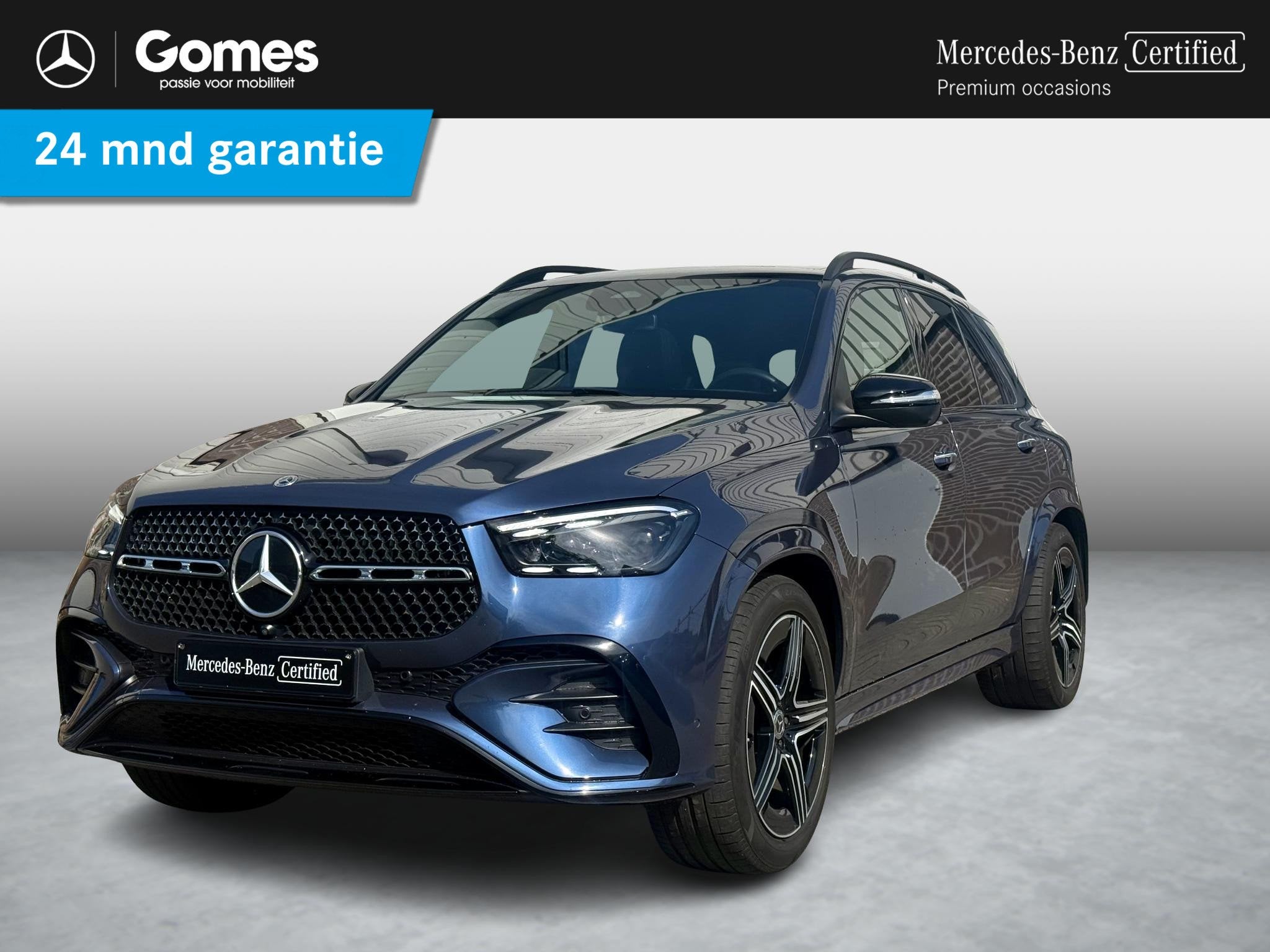 Mercedes-Benz GLE-klasse 400 e 4MATIC AMG Line Premium Plus, Auto's, Mercedes-Benz, Automaat, Gebruikt, 4 cilinders, Blauw
