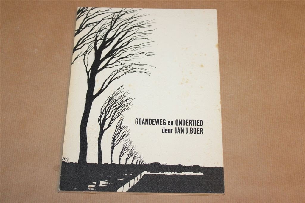 Goandeweg en Ondertied — Jan J. Boer, Gronings Dialect 1974, Ophalen of Verzenden, Gelezen