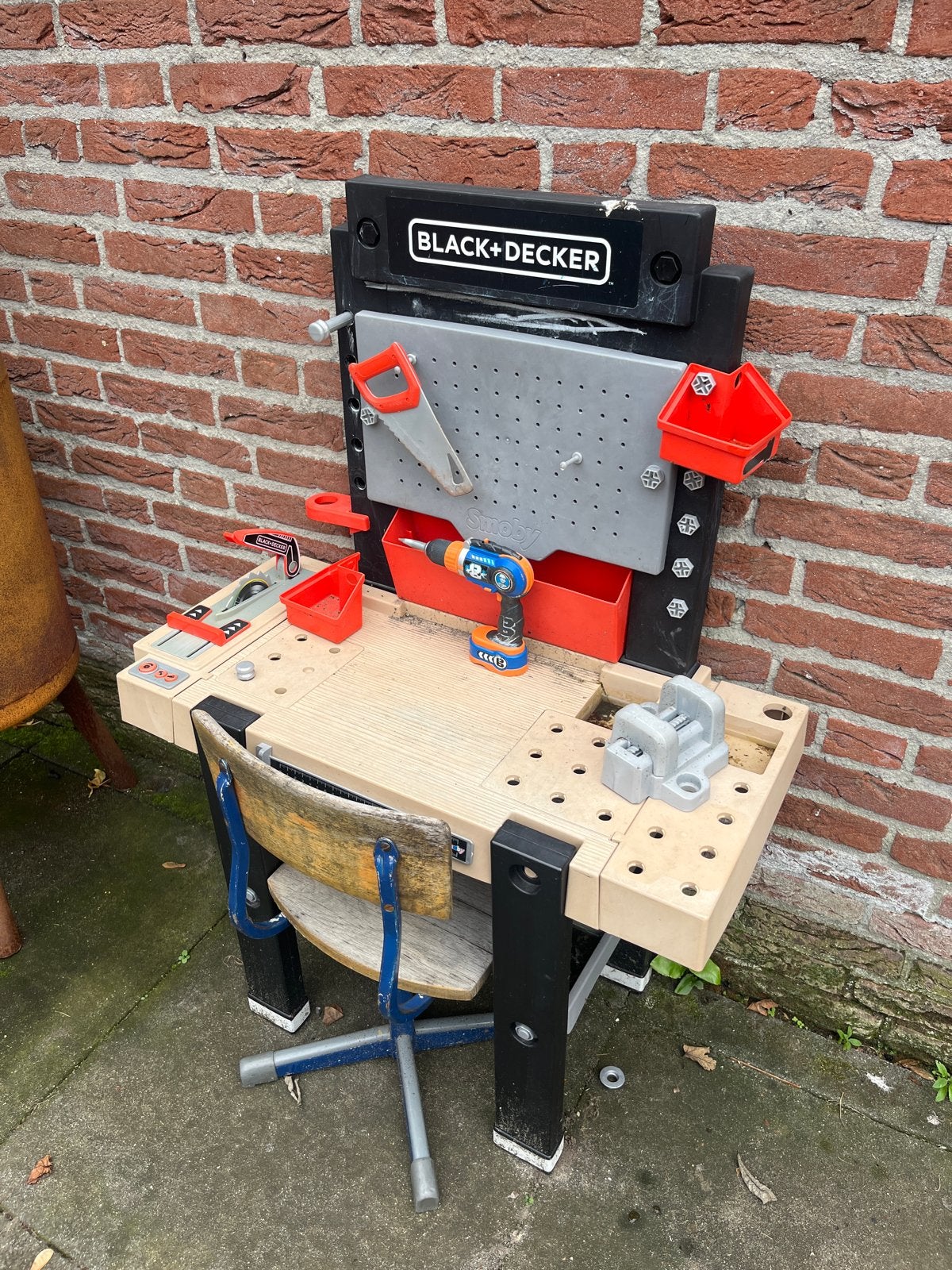 Black+Decker Smoby Werkbank voor kinderen, Ophalen, Gebruikt, Knutselen