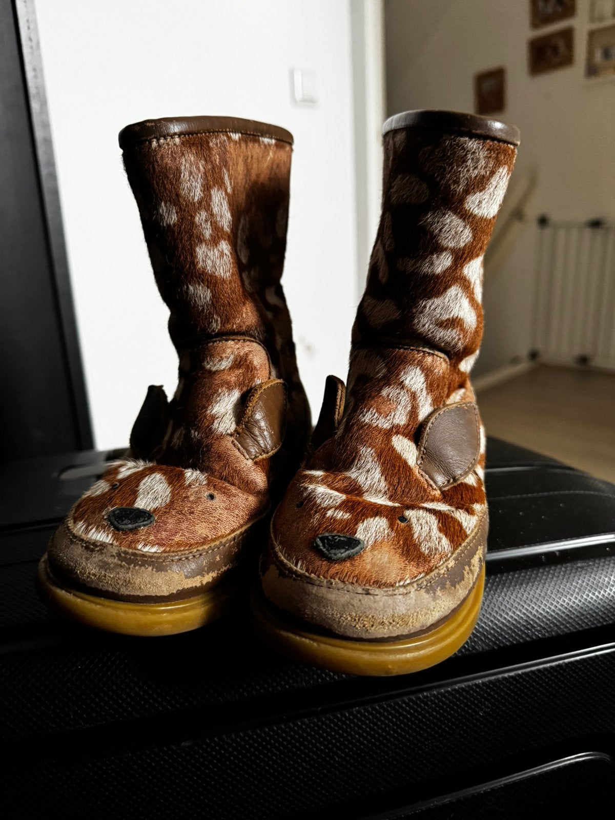 Donsje laarzen wadudu exclusive bambi., Ophalen of Verzenden, Gedragen, Bruin, Hoge laarzen