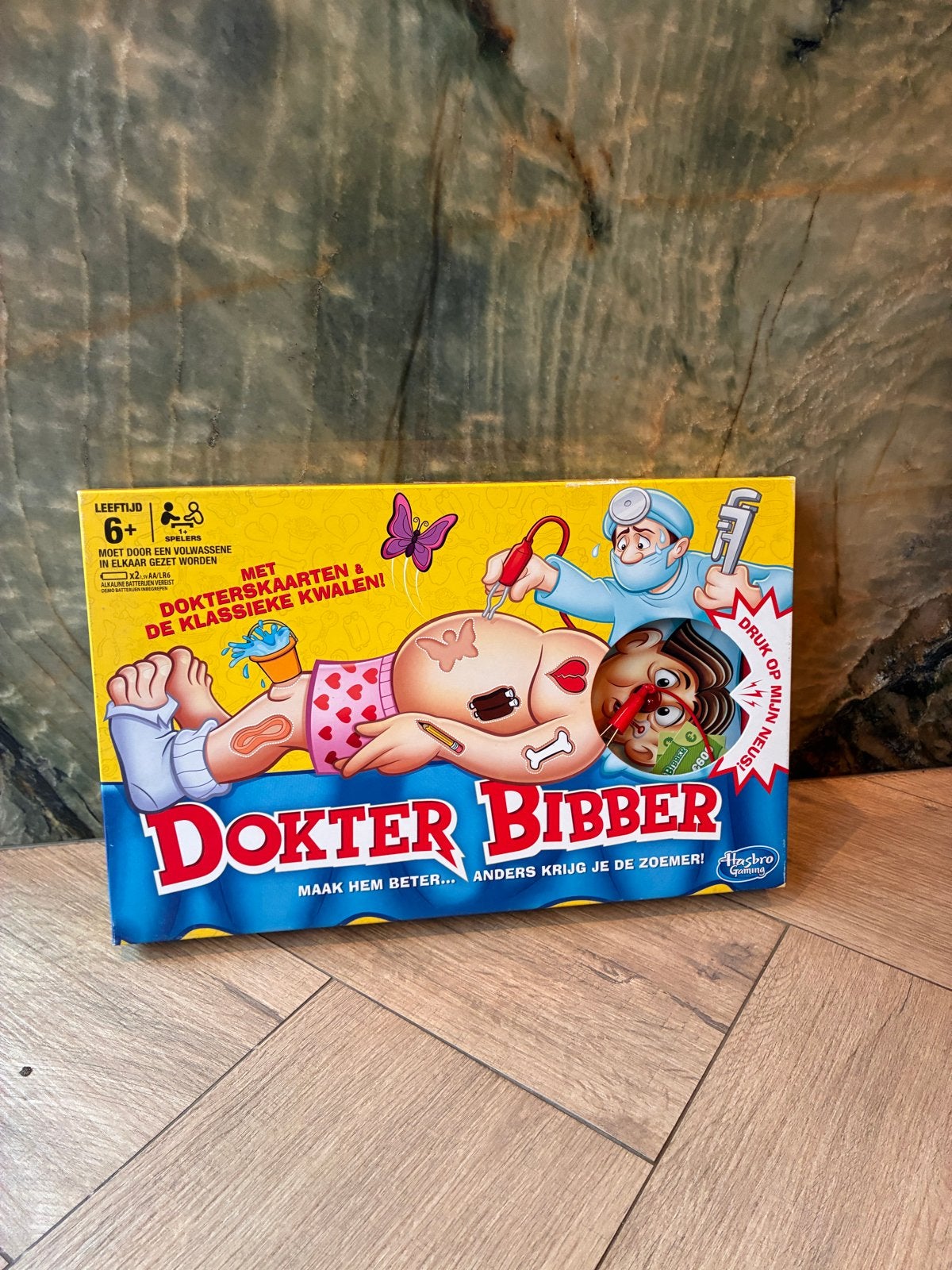 Dokter Bibber spel - Hasbro, Een of twee spelers, Ophalen of Verzenden, Zo goed als nieuw