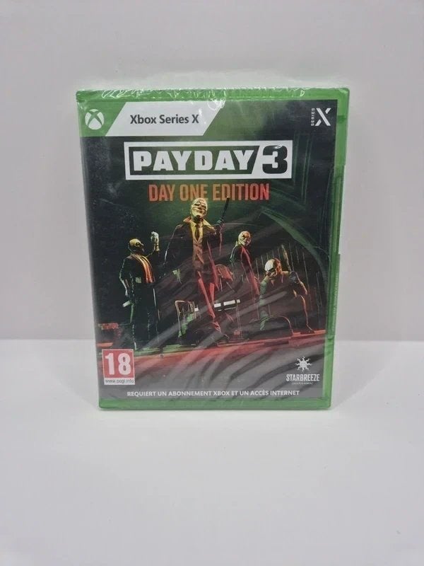 Payday 3 Day One Edition Xbox Series X NIEUW!, Microsoft Corporation One Microsoft Way Redmond, WA 98052-6399 United States of America (Verenigde Staten) 📞 Telefoon: +1 425-882-8080 support@microsoft.com