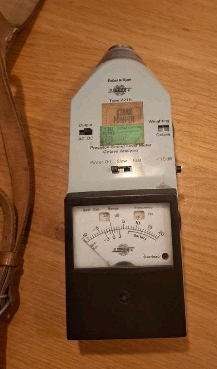 Brüel & Kjær Type 2215 Precisie Geluidsniveaumeter, Ophalen of Verzenden, Gebruikt