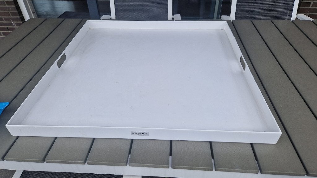 Dienblad kees smit 100 x 100, Tuin en Terras, Tuinsets en Loungesets, Ophalen, Zo goed als nieuw, Aluminium, 2 zitplaatsen