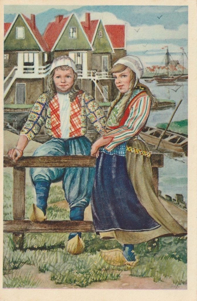 MARKEN Klederdracht kl.f., Verzenden, 1940 tot 1960, Ongelopen, Noord-Holland