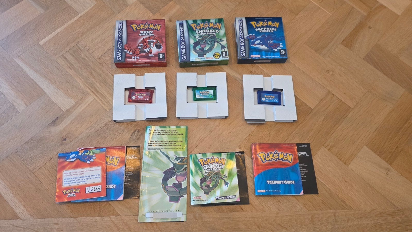 Pokémon Generatie 3 (Ruby, Sapphire, Emerald) Compleet, Nintendo, 1 speler, Zo goed als nieuw, Role Playing Game (Rpg)