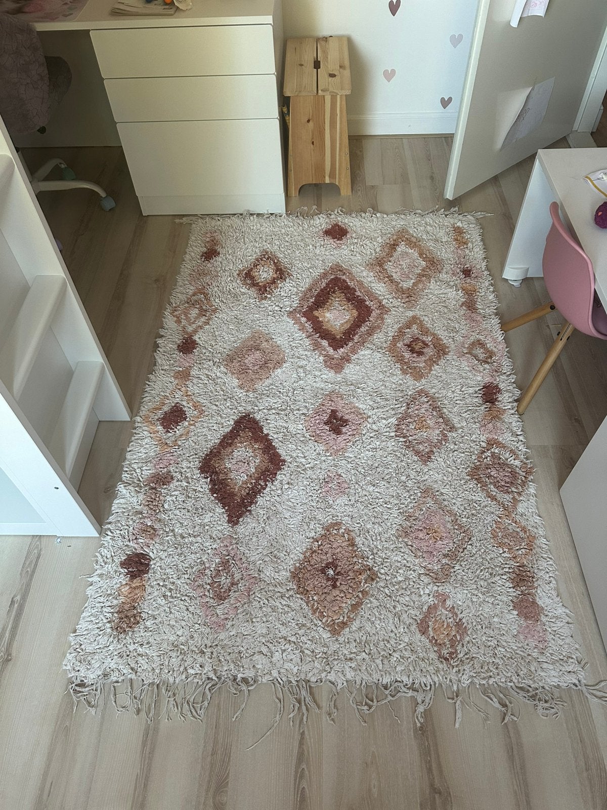 Tapis Petit vloerkleed, Ophalen, Gebruikt, 100 tot 150 cm, Crème