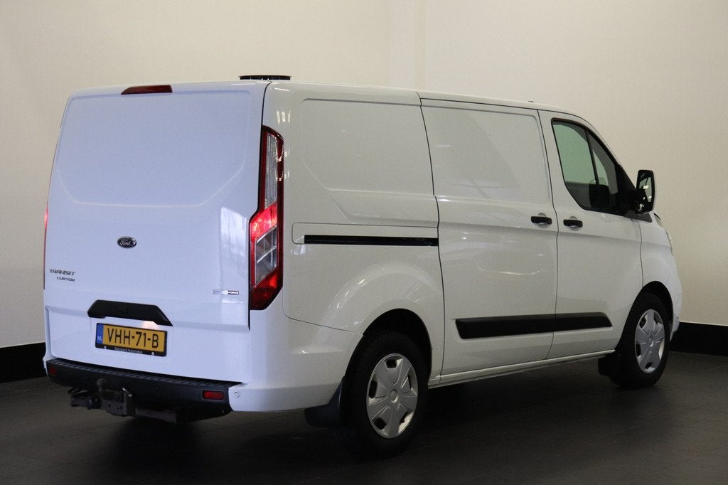 Ford Transit Custom 2.0 TDCI MHEV EURO 6 - Airco - Cruise -, Auto's, Voorwielaandrijving, Stof, 4 cilinders, Wit