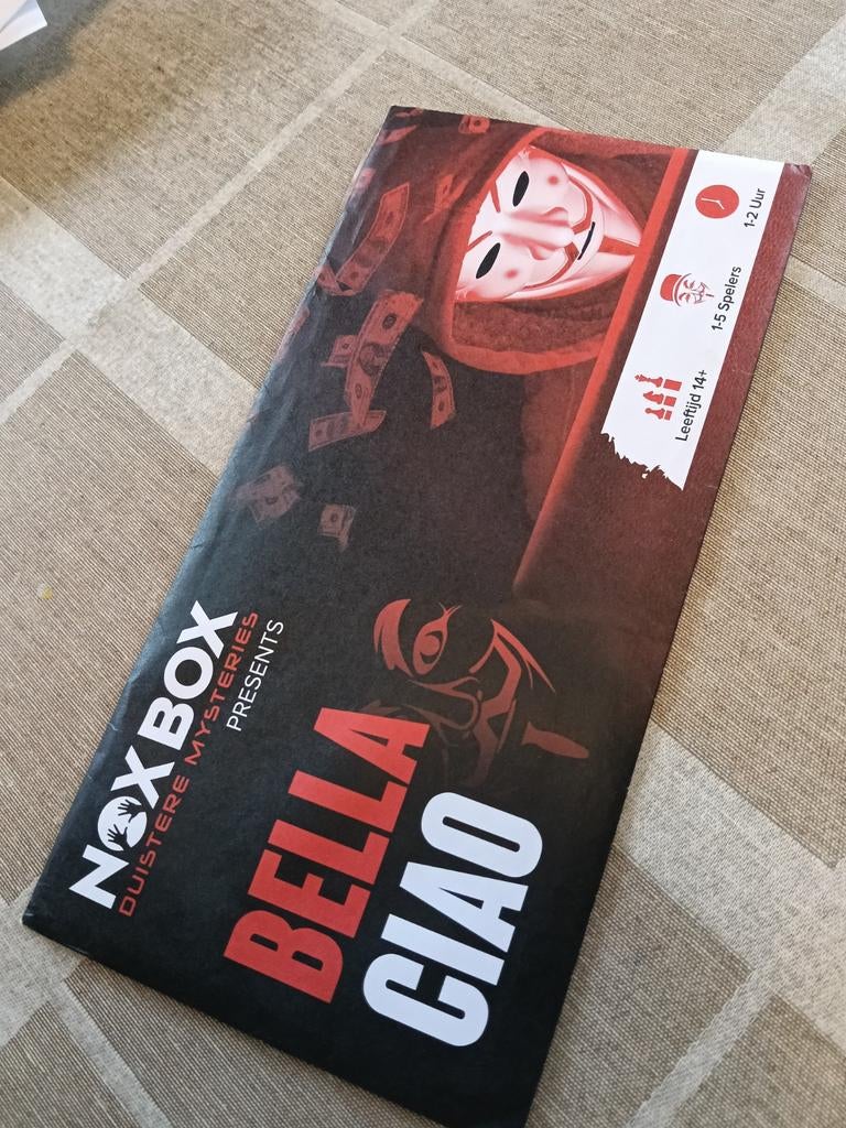 Escaperoom-achtig spel Bella Ciao, Ophalen of Verzenden