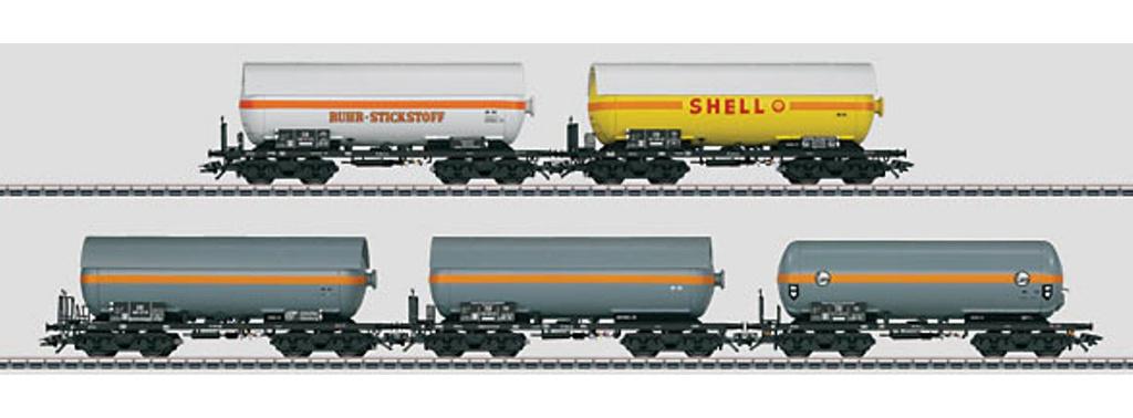 Marklin H0 46456 - 5-Delige drukgasketelwagens v.d.DB in ovp, Hobby en Vrije tijd, Modeltreinen | H0, Wisselstroom, Ophalen of Verzenden