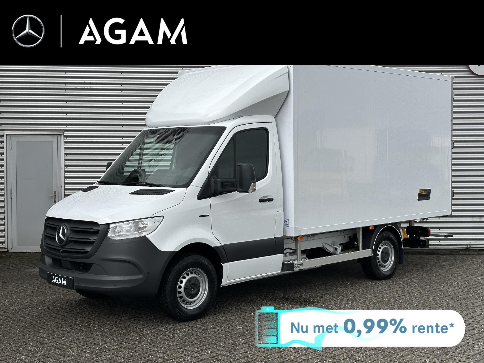 Mercedes-Benz eSprinter 81kWh Geisoleerde Bakwagen 4250kg GV, Auto's, Bestelauto's, Bedrijf, Te koop, ABS, Airbags, Airconditioning
