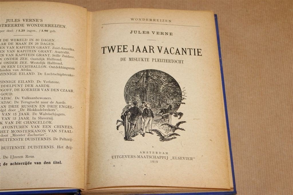 Twee Jaar Vacantie Deel 1 — Verne Wonderreizen 1919, Ophalen of Verzenden, Gelezen