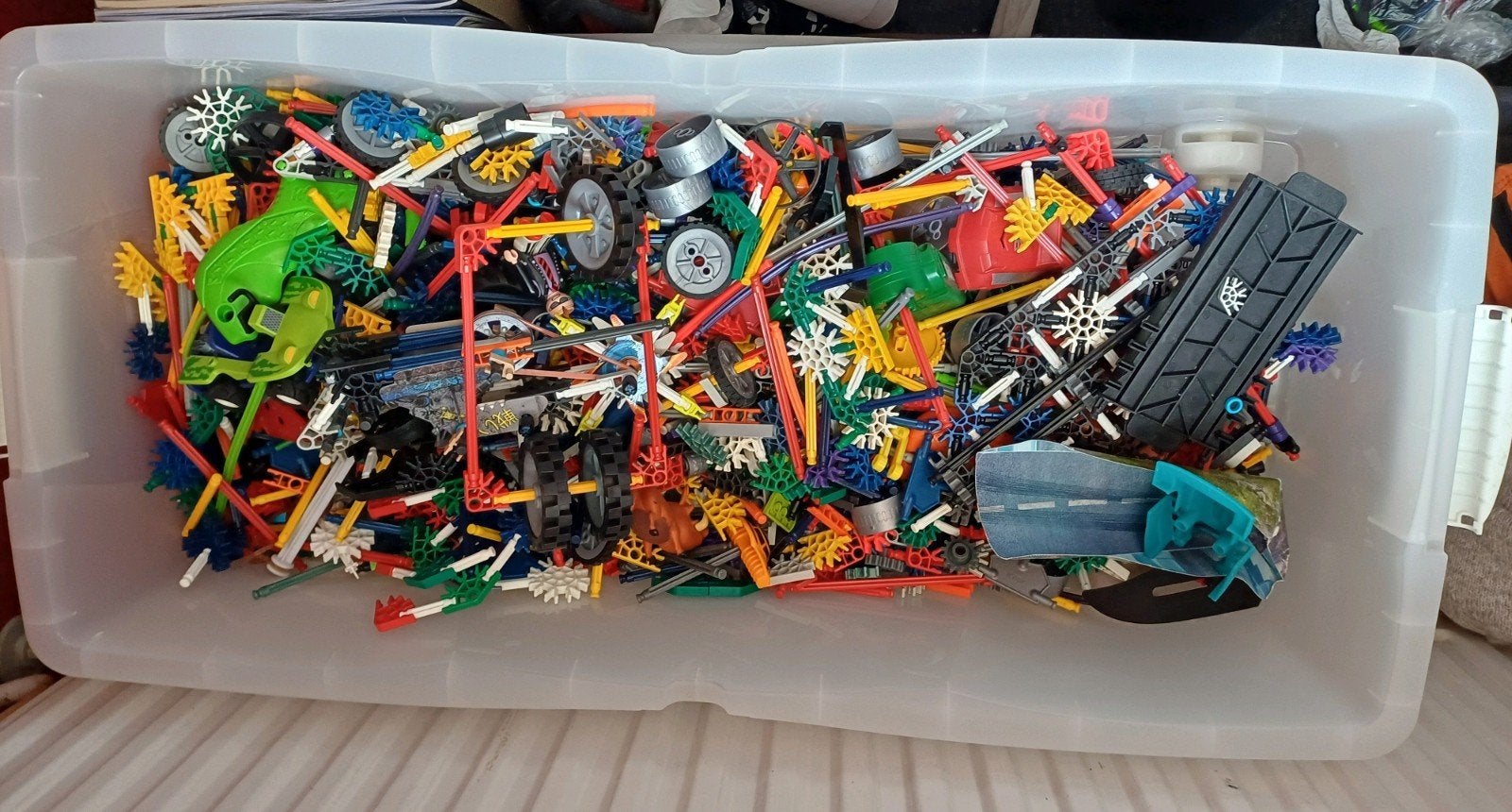 grote verzameling k'nex, Ophalen of Verzenden, Gebruikt, K'nex