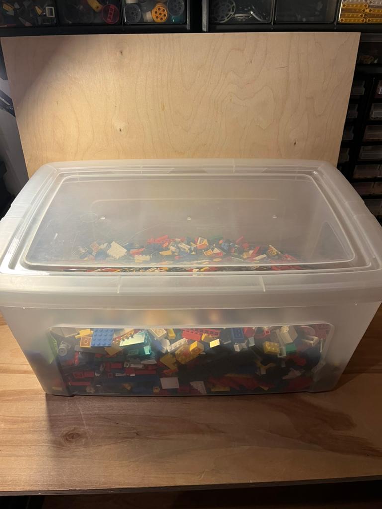 (35) Lego Partij/Lot Bak 7,5kg/kilo Bulk/Mix Stenen, Ophalen of Verzenden, Gebruikt, Losse stenen, Lego