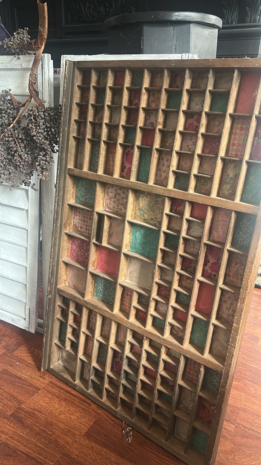 Vintage Letterbak / Zetterslade - Decoratief Hout, Antiek en Kunst, Ophalen