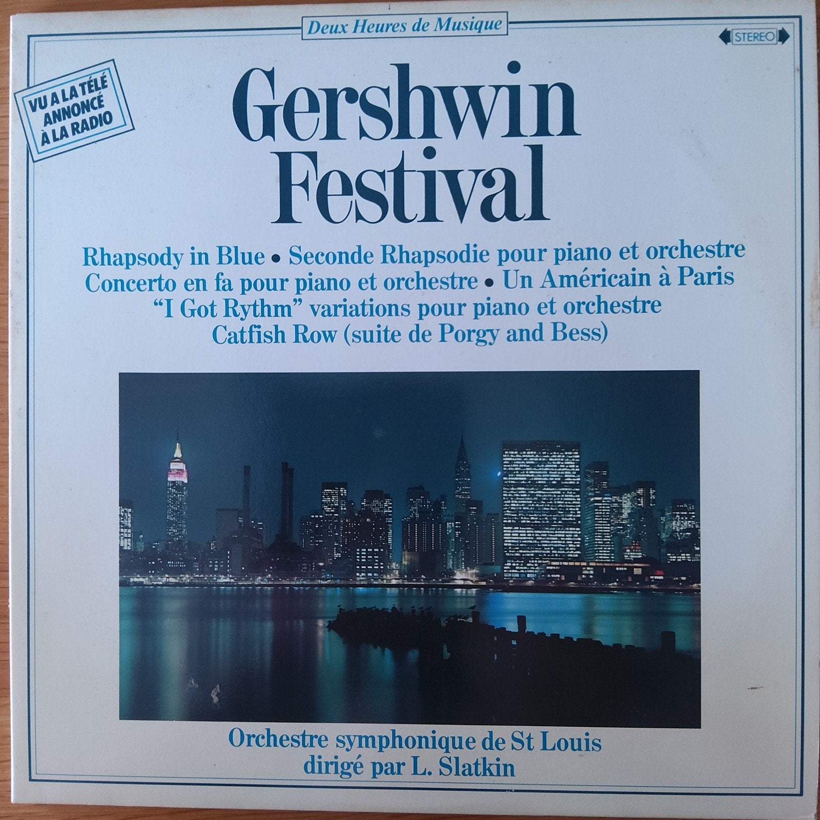 Gershwin Festival - St. Louis Symphony Orchestra Dubbel-LP, Overige componisten, Modernisme tot heden, Ophalen of Verzenden, 12 inch