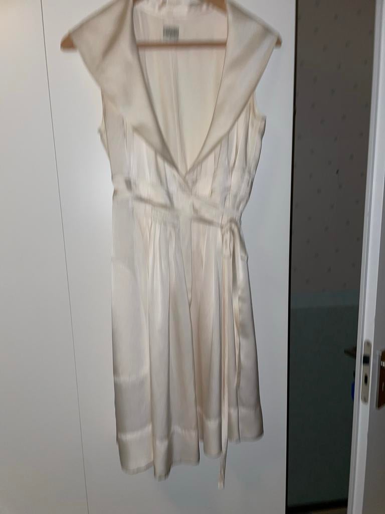 Pauw Amsterdam Zijden Jurk - Crème/Ecru, Kleding | Dames, Ophalen of Verzenden, Zo goed als nieuw