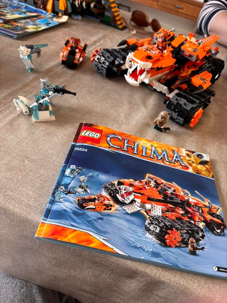 Lego Chima tijger 70224, Ophalen of Verzenden, Zo goed als nieuw