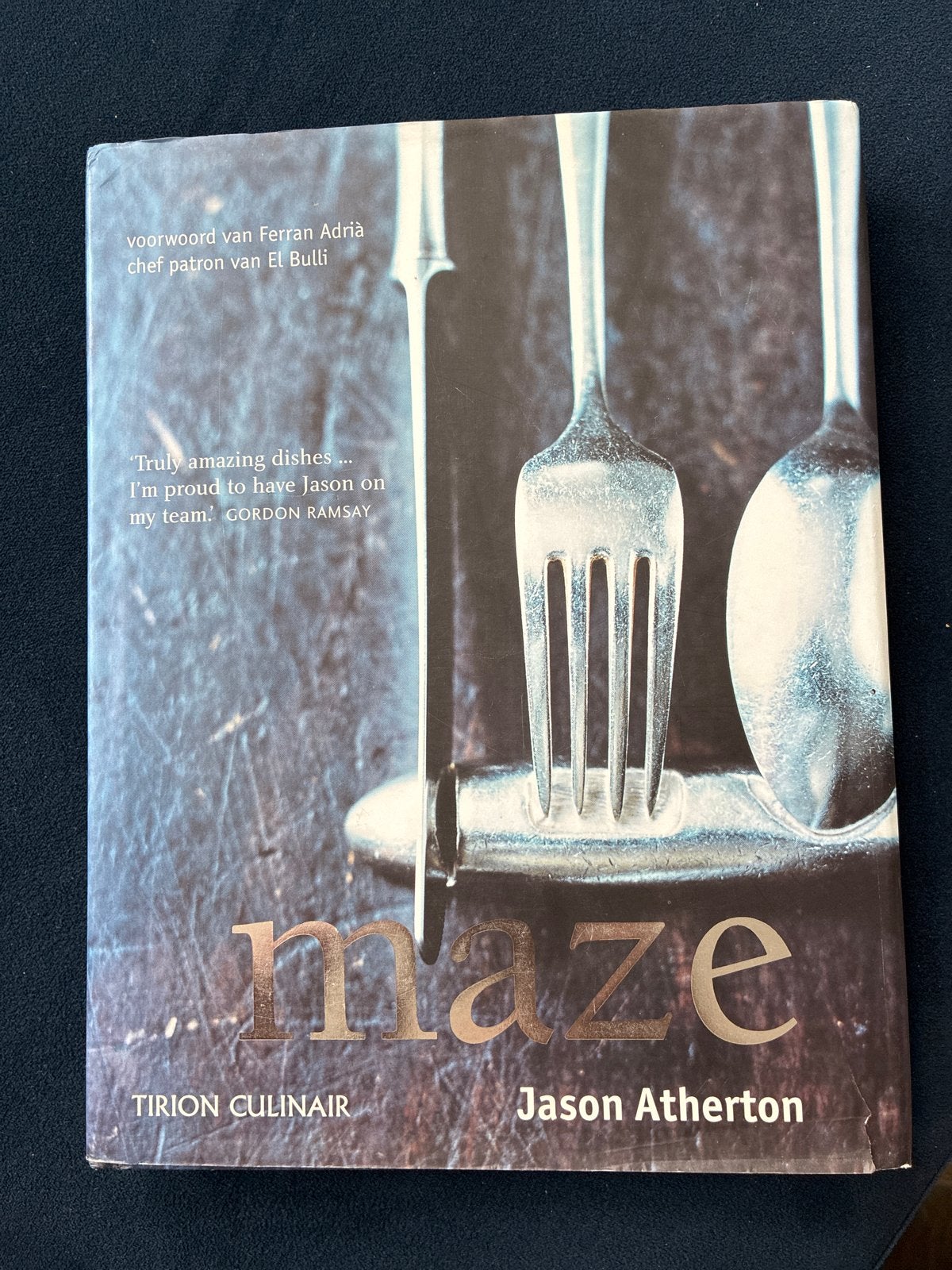 Maze kookboek van Jason Atherton - Tirion Culinair, Boeken, Ophalen of Verzenden, Zo goed als nieuw, Overige gebieden, Voorgerechten en Soepen