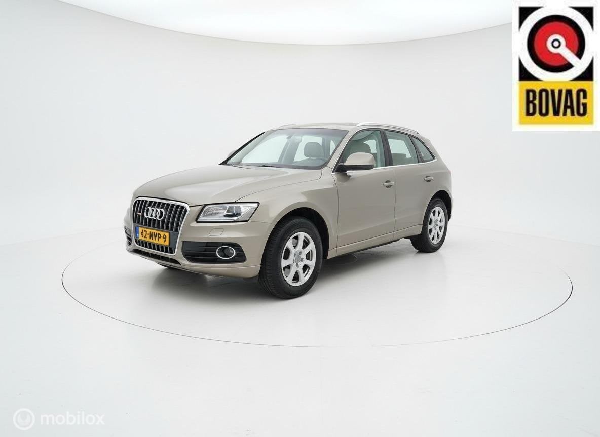 Audi Q5 3.2 FSI QUATTRO 2010 B&O/LED/CRUISE/LEDER/CARPLAY/NL, Auto's, Audi, Gebruikt, Beige, Vierwielaandrijving, SUV of Terreinwagen