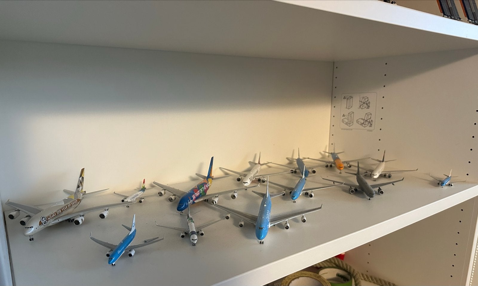 Collectie modelvliegtuigen - diverse merken, schaal 1:400, Overige merken, 1:200 of kleiner, Ophalen of Verzenden, Zo goed als nieuw