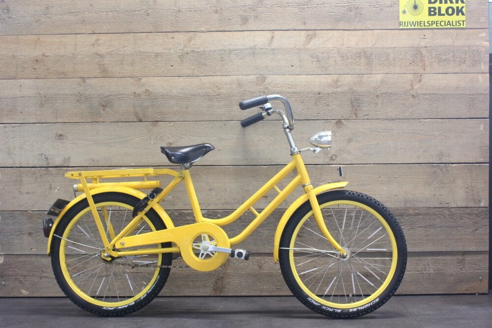20 inch Kronan meisjesfiets remnaaf geel met 3 mnd garantie, Fietsen en Brommers, Niet ingevuld, Gebruikt, Niet ingevuld, Niet ingevuld