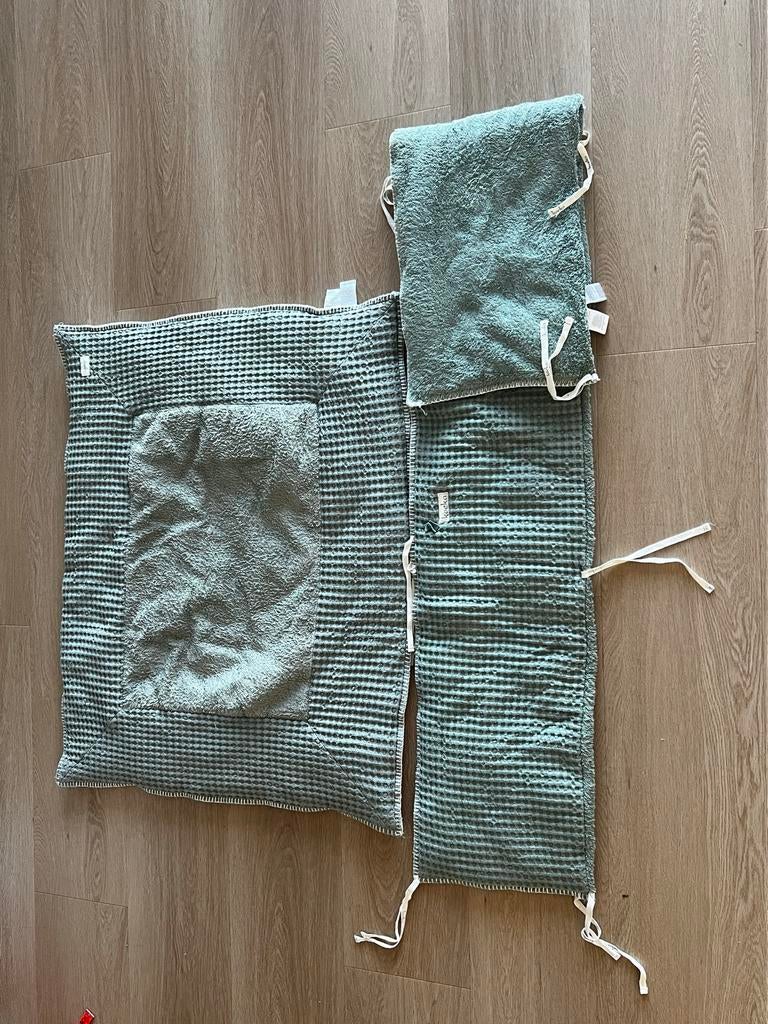 Koeka set: boxkleed, bumpers, dekens en omslagdoek, Ophalen of Verzenden, Zo goed als nieuw, 100 cm of meer, Deken