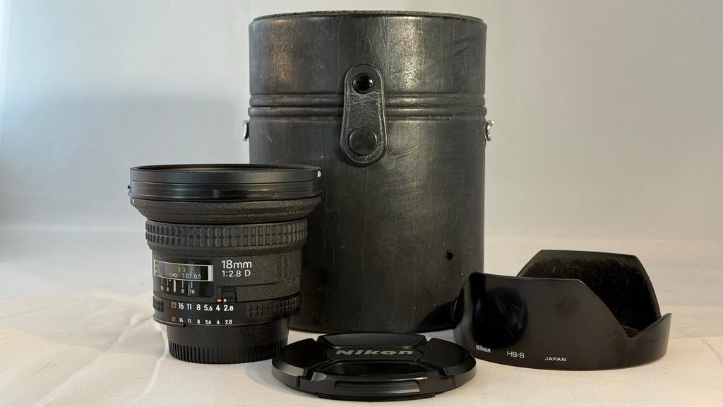 Nikon AF Nikkor 18mm 1:2.8 D groothoeklens, Audio, Tv en Foto, Fotografie | Lenzen en Objectieven, Ophalen of Verzenden, Gebruikt