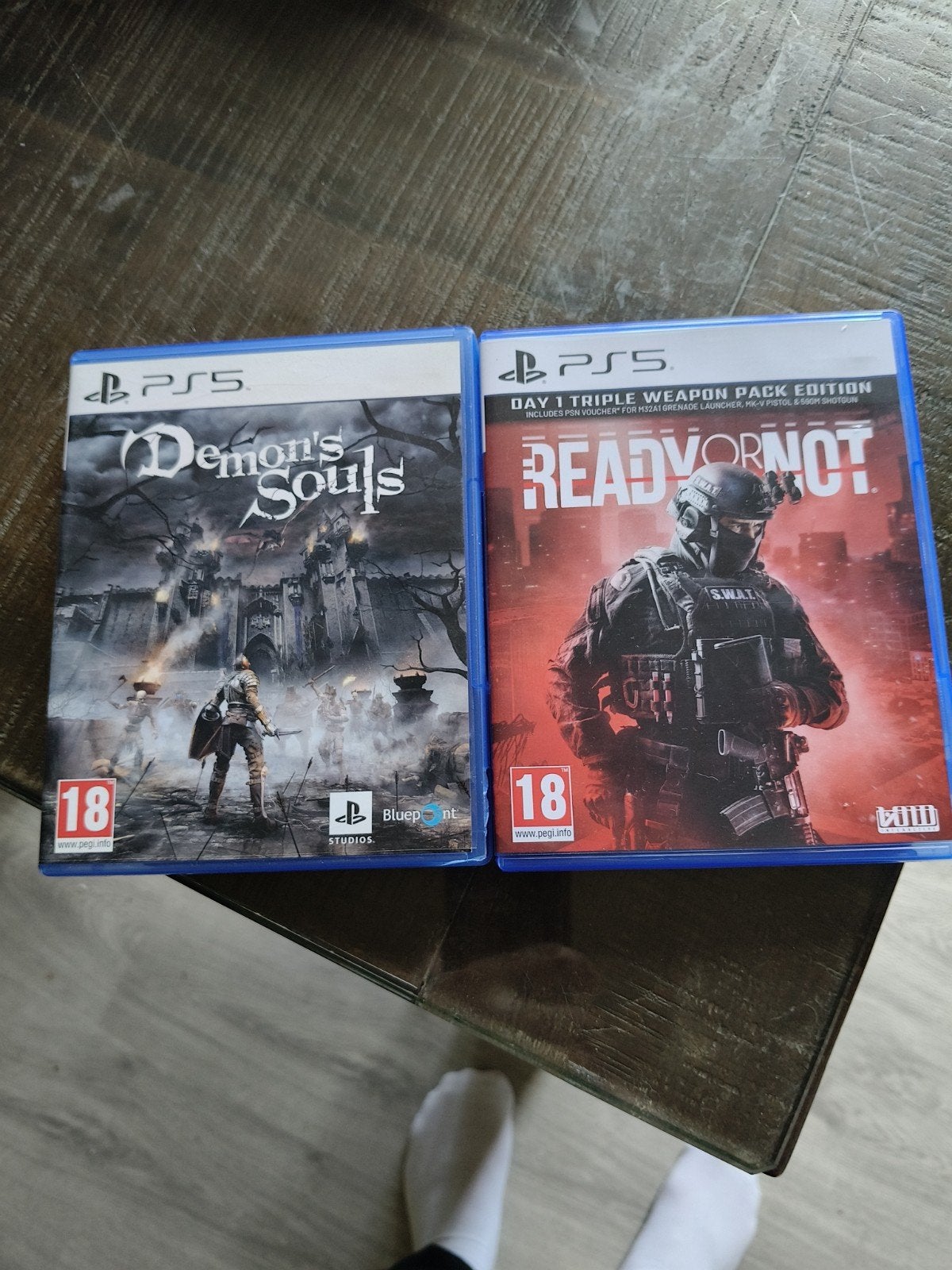 PS5 Games: Demon's Souls & Ready Or Not (Day 1 Edition), Avontuur en Actie, Online, Vanaf 18 jaar, 1 speler
