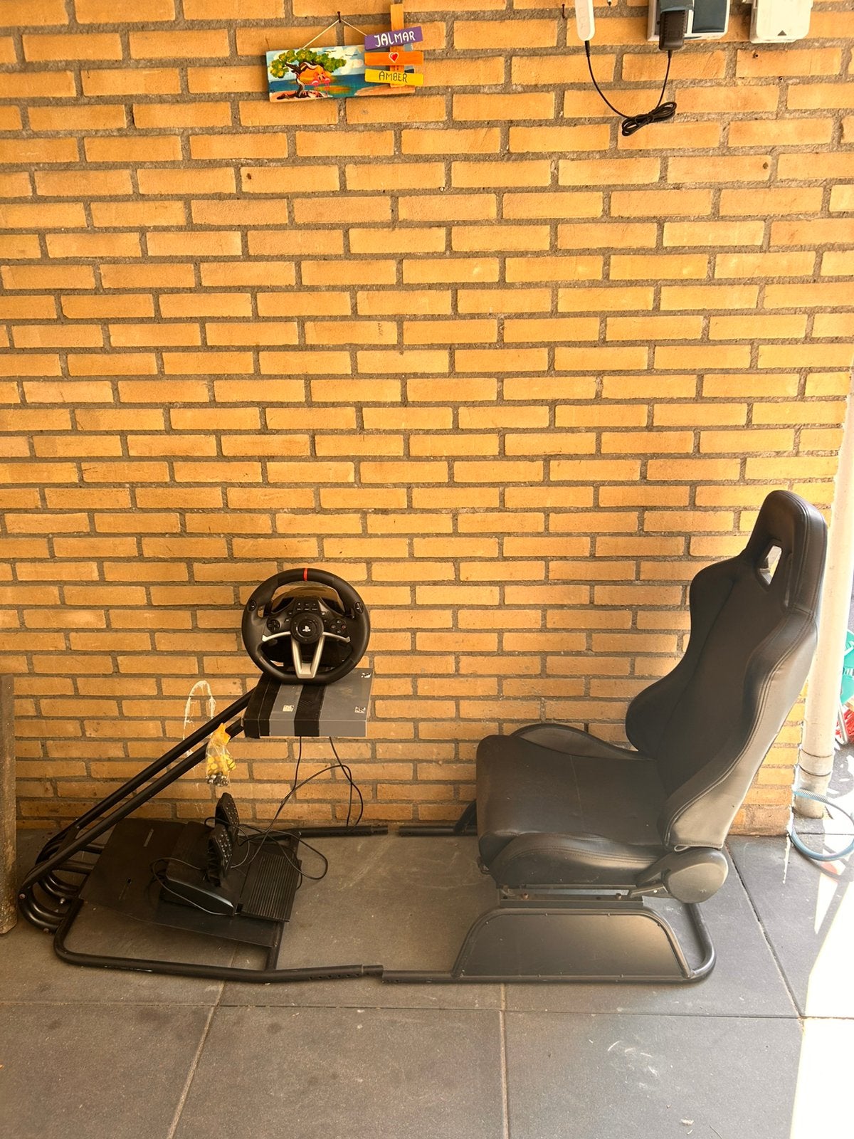 GRATIS OP TE HALEN Race stoel (+ playstation stuur), Spelcomputers en Games, Verstelbaar, Ophalen, Gebruikt, PlayStation
