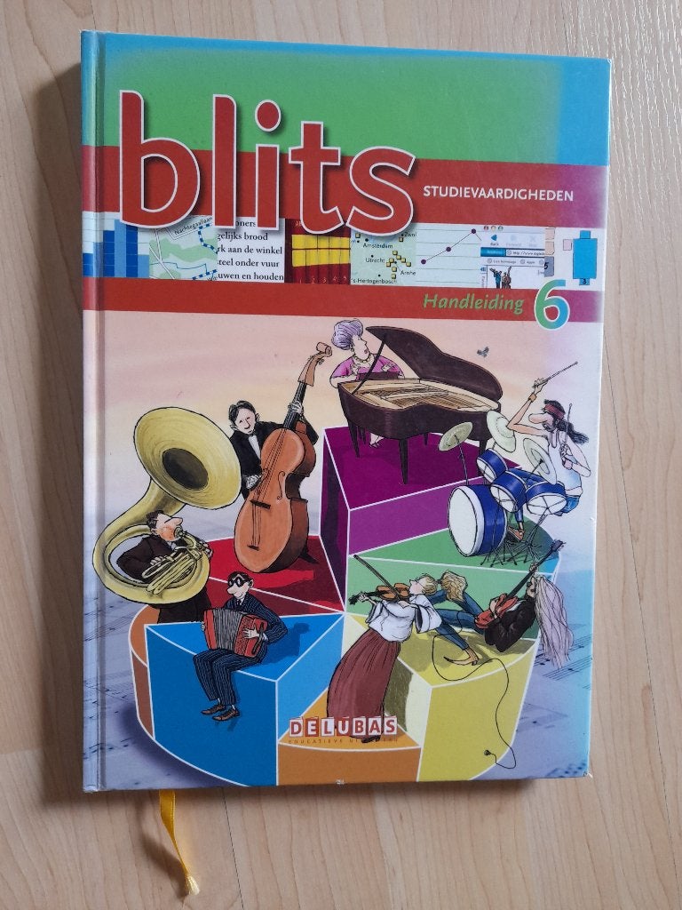 BLITS HANDLEIDING STUDIEVAARDIGHEDEN GROEP 6, Ophalen of Verzenden, Gelezen, Overige niveaus, Nederlands