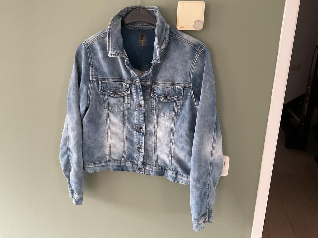 Summum Blue Daze spijkerjasje maat 42, Maat 42/44 (L), Jasje, Gedragen, Verzenden