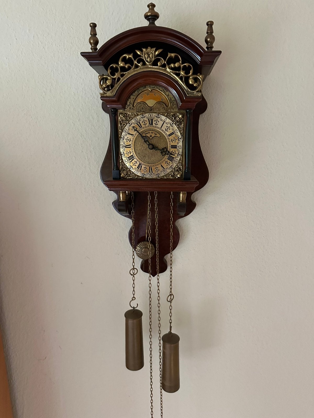 Zaanse klok te koop, Ophalen