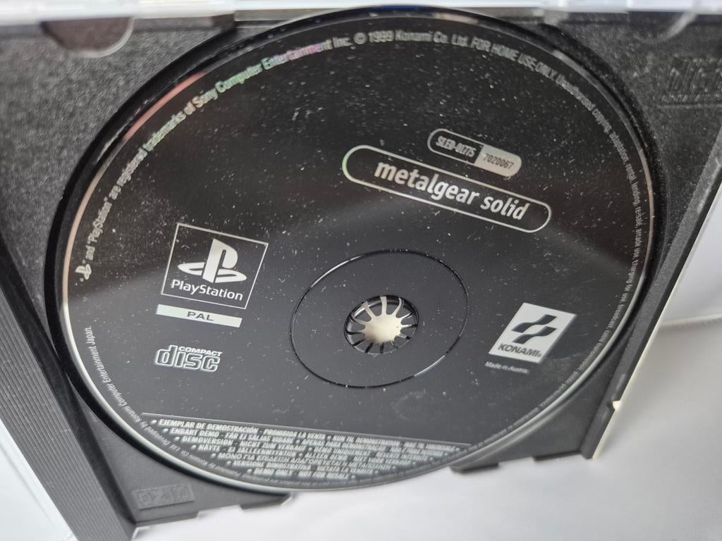 MGS Metal Gear Solid demo ps1, Spelcomputers en Games, Games | Sony PlayStation 1, Avontuur en Actie, Vanaf 18 jaar, 1 speler