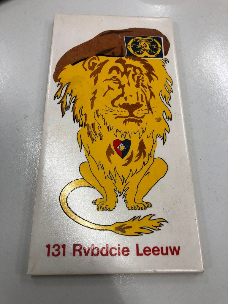 Tegeltje - 131 Rijverbindingscompagnie - Verzamelobject, Verzamelen, Militaria | Algemeen, Miniatuur of Beeldje, Onbekend, Ophalen of Verzenden