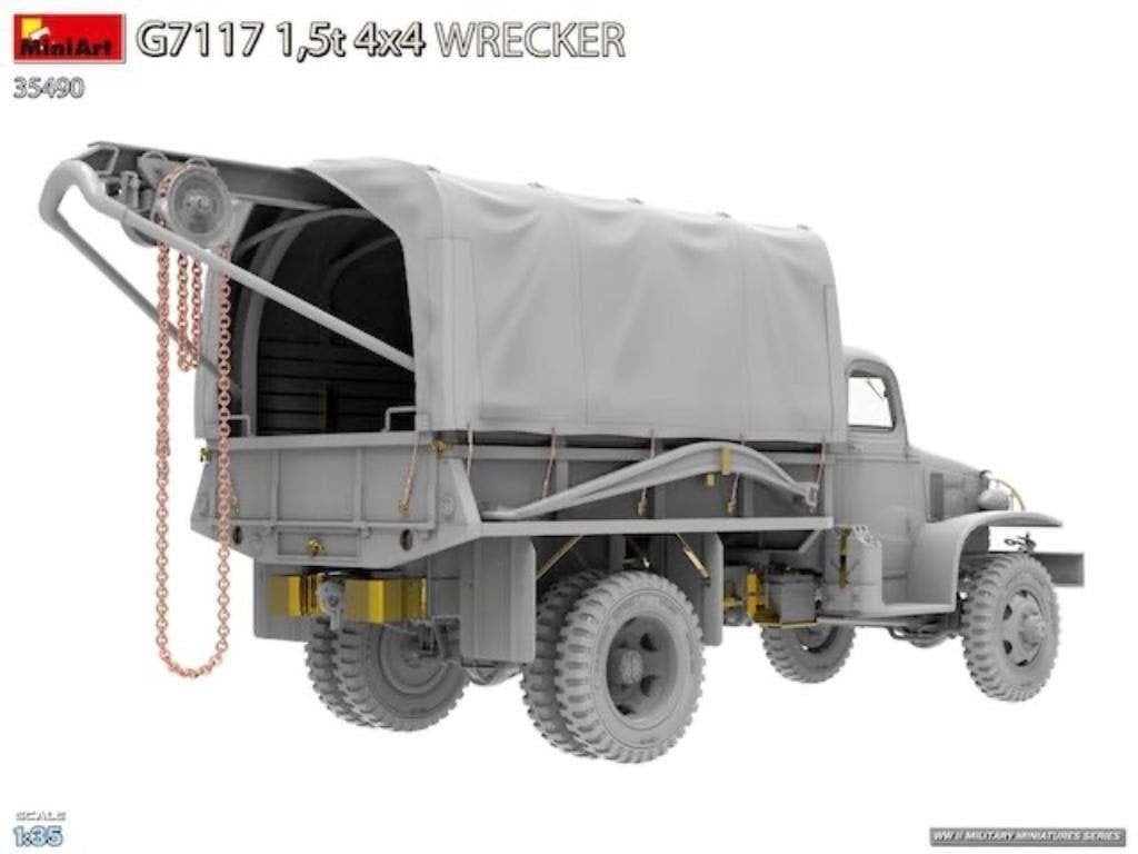 MiniArt	35490	g717 wreckerG7117 1,5t 4x4 Wrecker	1/35, Verzenden, Nieuw, 1:32 tot 1:50, Italeri