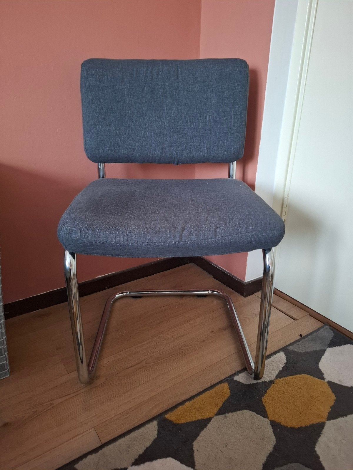 2 eetkamer stoelen, Ophalen, Gebruikt, Twee, Stof