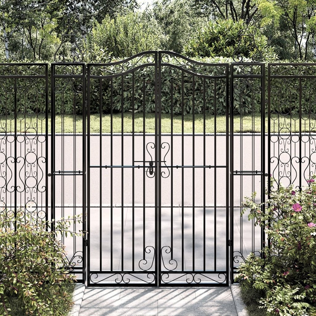DEAL | Poort decoratief smeedijzer 121 x 150 cm! GRATIS BEZ, Verzenden, Nieuw, IJzer, Tuinhek