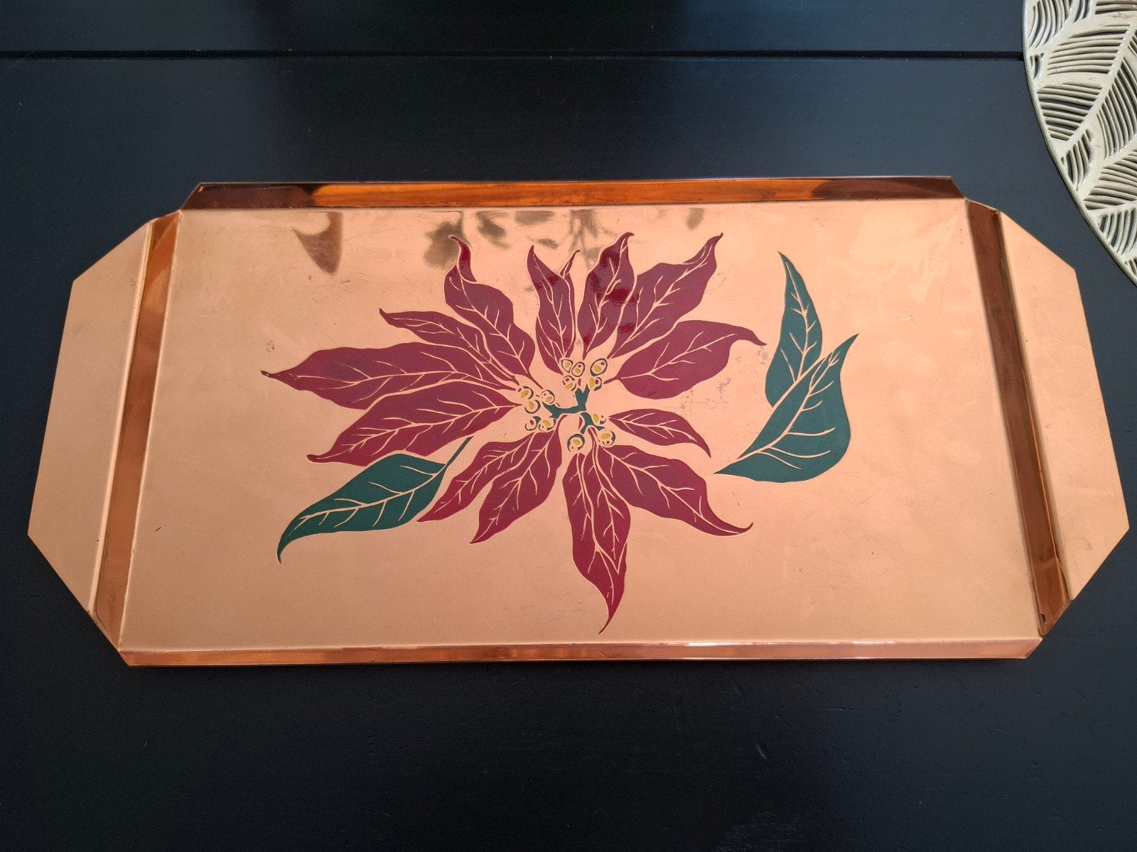 Koperen dienblad uit Rhodesia., Ophalen of Verzenden