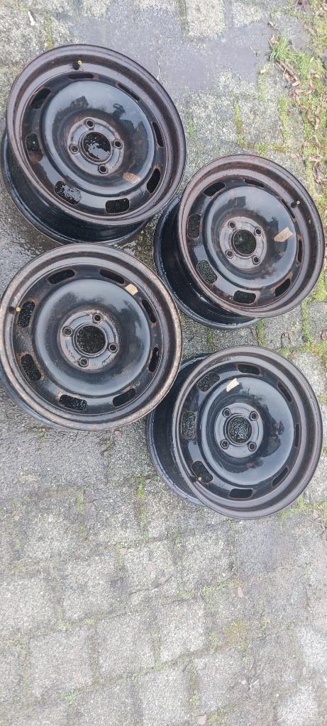 Stalen velgen Peugeot/Citroën 15inch, Auto-onderdelen, Banden en Velgen, Ophalen, Gebruikt, Velg(en), 16 inch