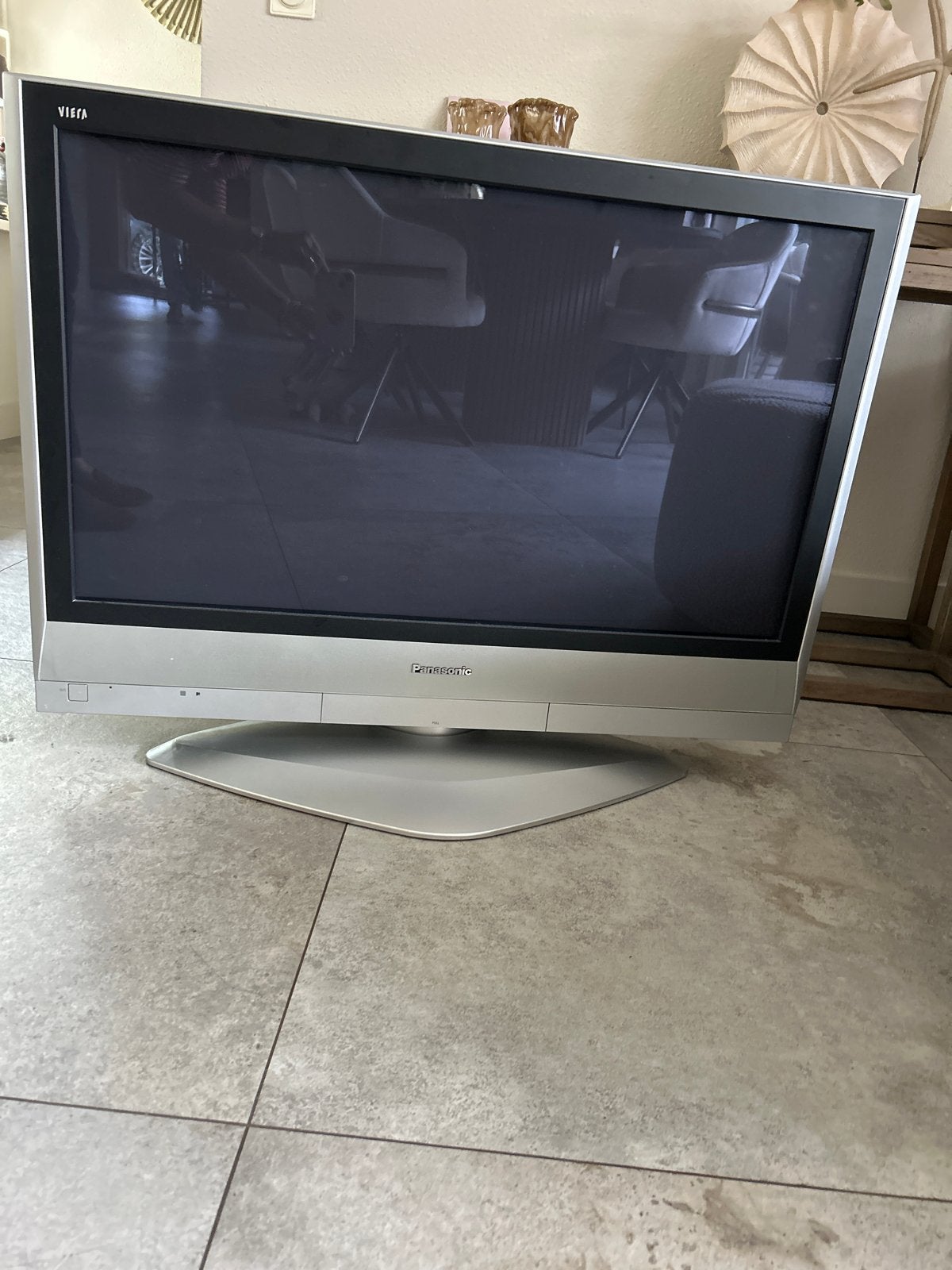 Panasonic Viera Plasma TV TH-37PV60E - 94 cm met standaard, Ophalen, Gebruikt, Panasonic, HD Ready (720p)