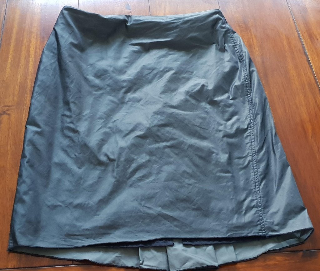 Kyra & Ko prachtige groen grijze rok mt M 38 40 rokje groen, Maat 38/40 (M), Verzenden, Zo goed als nieuw, Knielengte