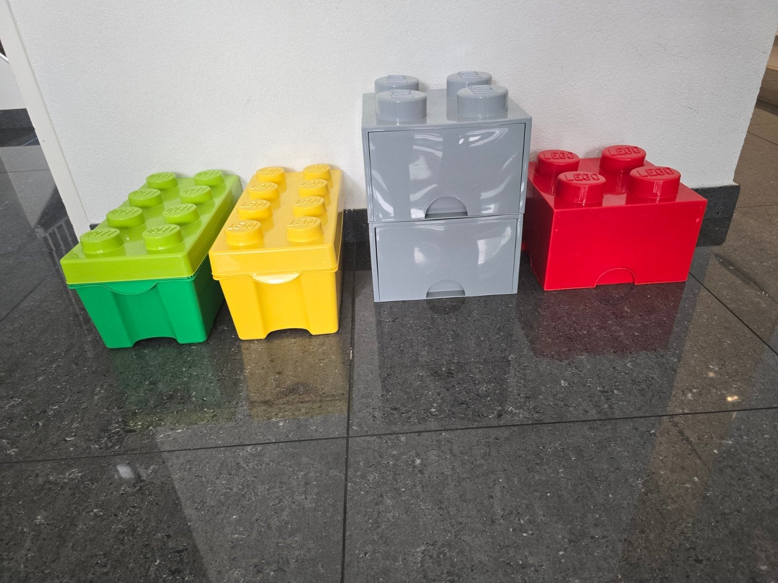 LEGO DUPLO opbergboxen / opbergdozen – 5 stuks, Ophalen, Gebruikt, Overige merken