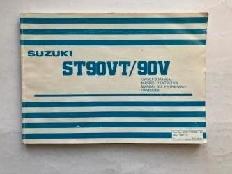 Handleiding/Instructieboekje  Suzuki   ST90VT/90V   1981  NL, Ophalen of Verzenden