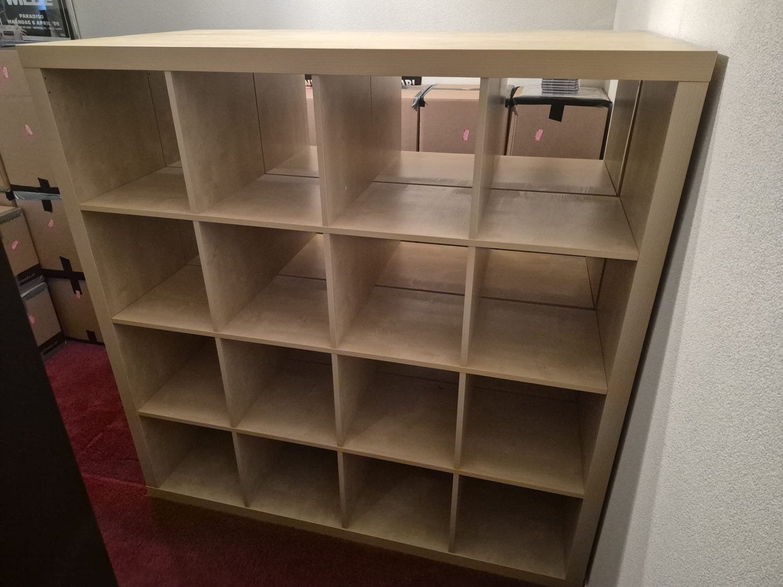 2x 16 vaks kallax ikea kast berken, in zeer mooie staat, Ophalen, Zo goed als nieuw, 25 tot 50 cm, Minder dan 100 cm