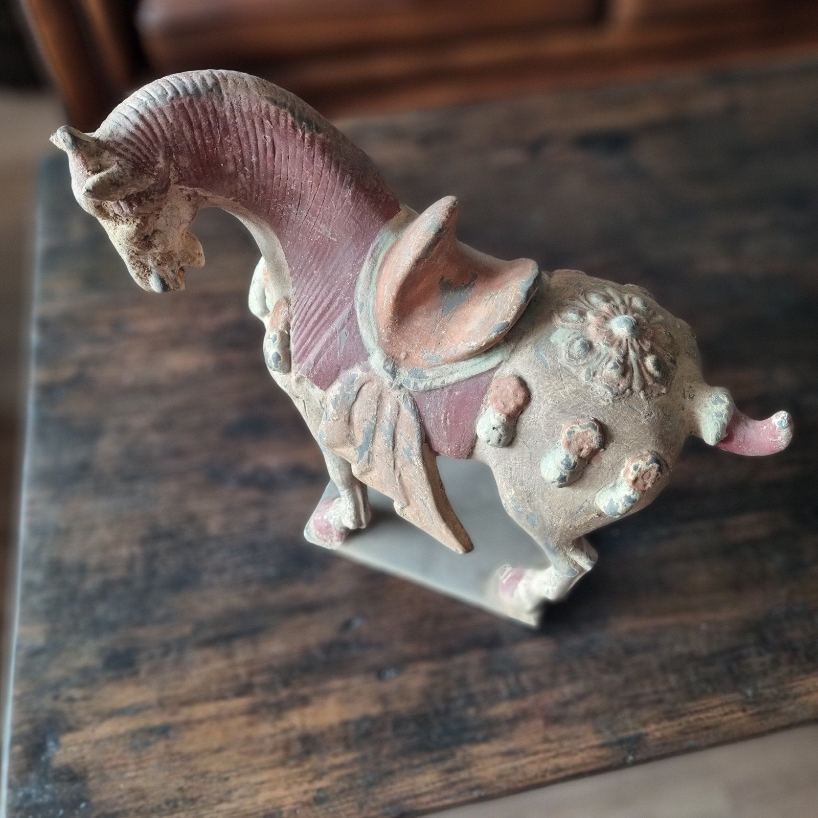 Antiek Terracotta Paard - Tang Dynastie Stijl, Antiek en Kunst, Ophalen